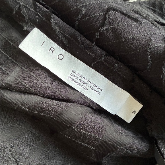 IRO Rinie one shoulder draped top S - Picture 14 of 15